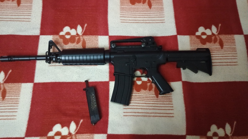 A real photo of Warrior W4A1 spring assault rifle by Teo (1)