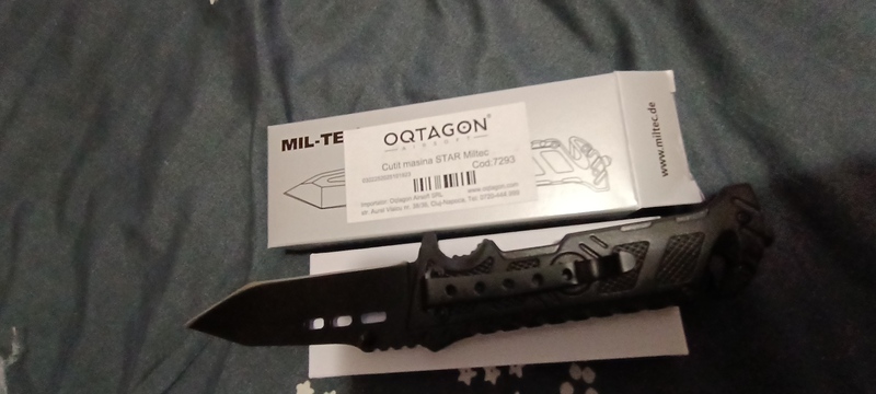 A real photo of Car Knife STAR Miltec by Practic ușor ideal mașină și nu numai  (5)