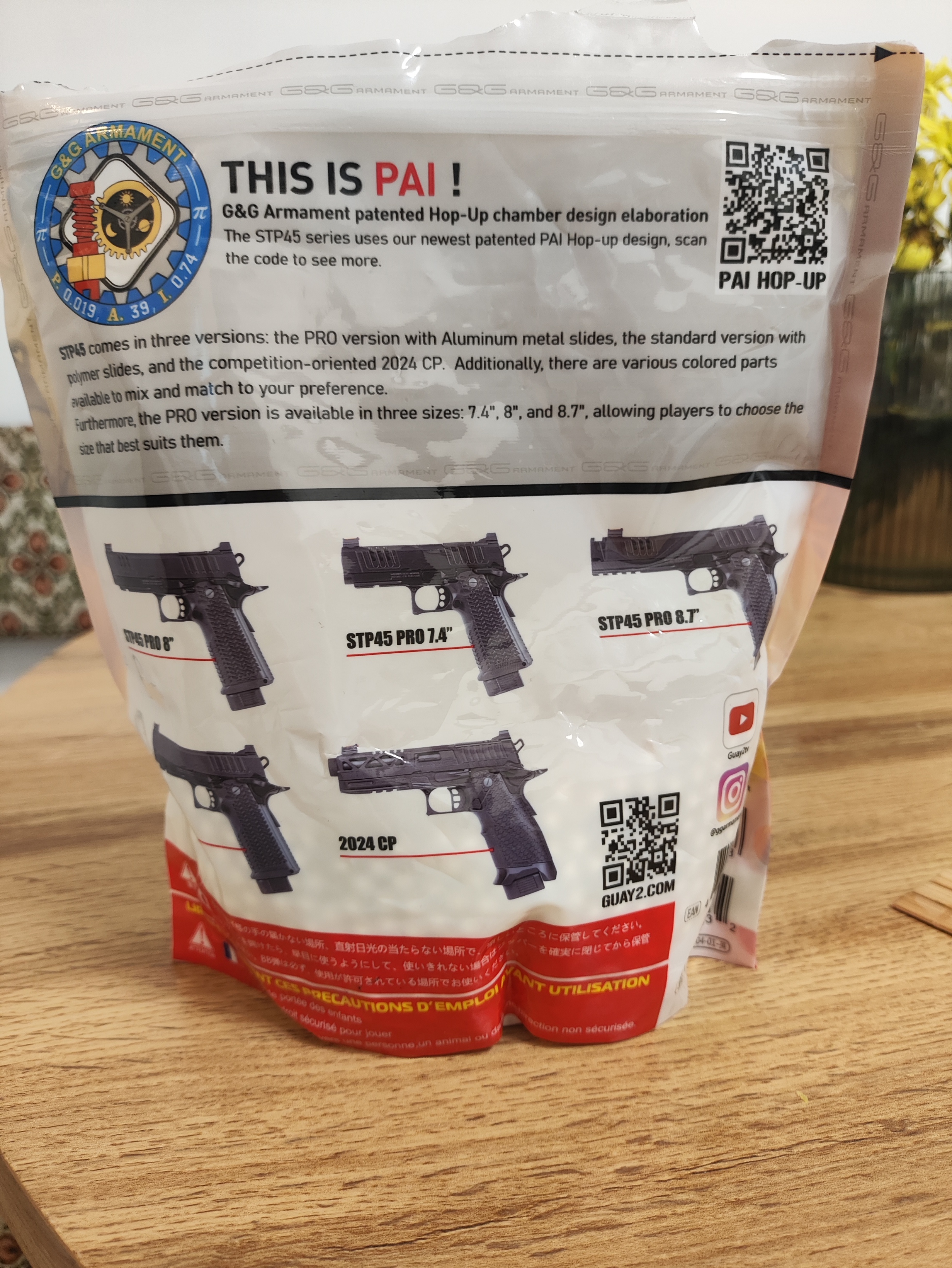 A real photo of BBS G&G Armament 0.25g 4000 pcs by Lucas (1)
