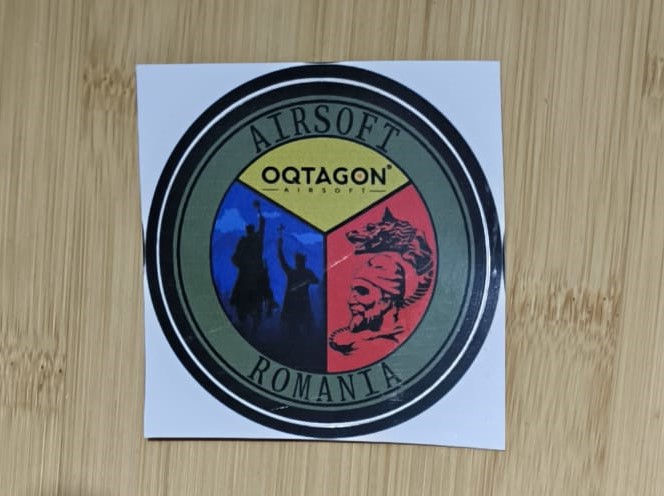 A real photo din Sticker Oqtagon by Vlady (3)