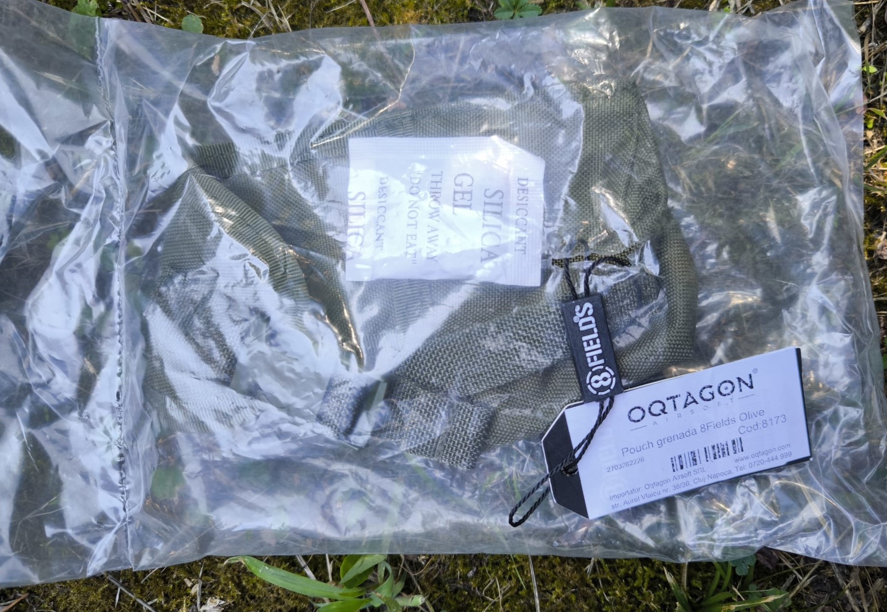 A real photo din Pouch grenada 8Fields Olive by Dony (2)
