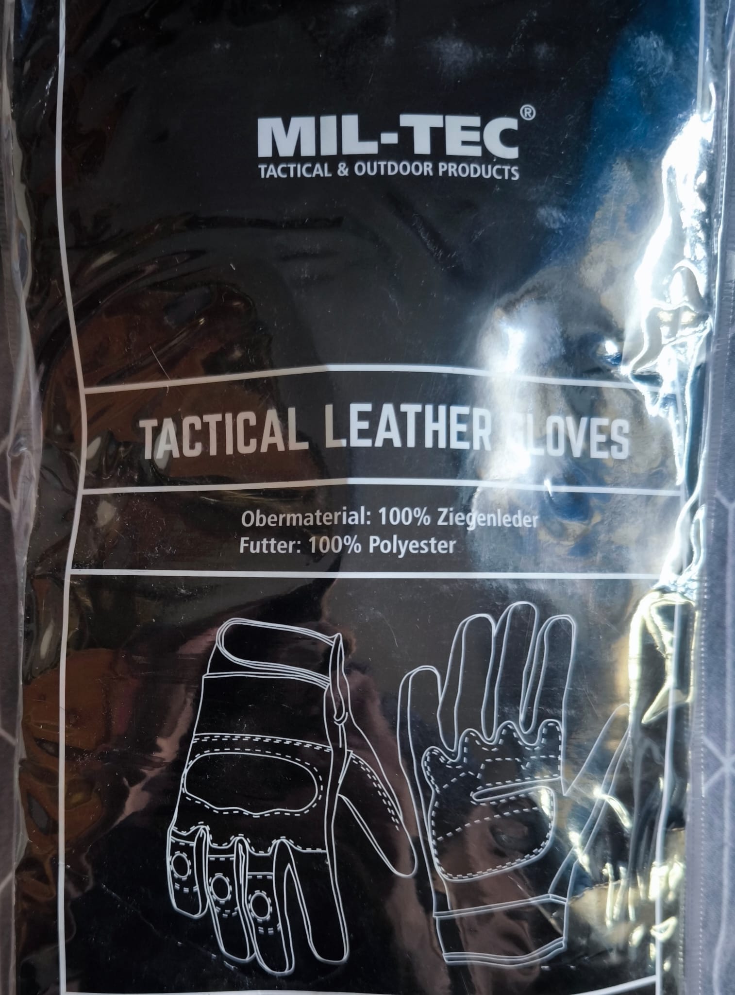 A real photo of Manusi tactice piele Mil-Tec XL by Cosmin (1)