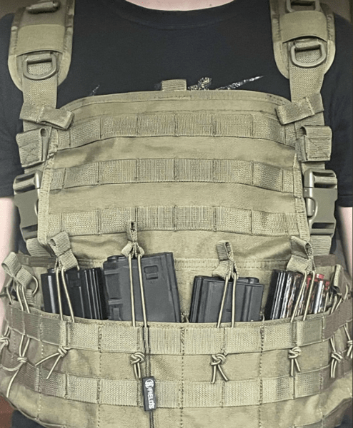 A real photo of Tactical Vest Chest Rig 8Fields Olive by Sebi Negescu (2)