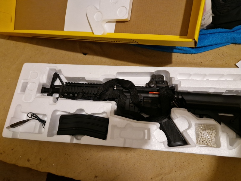 A real photo of Assault rifle M4A1 RIS CQB Cyma (CM.506) by ShyNez (2)