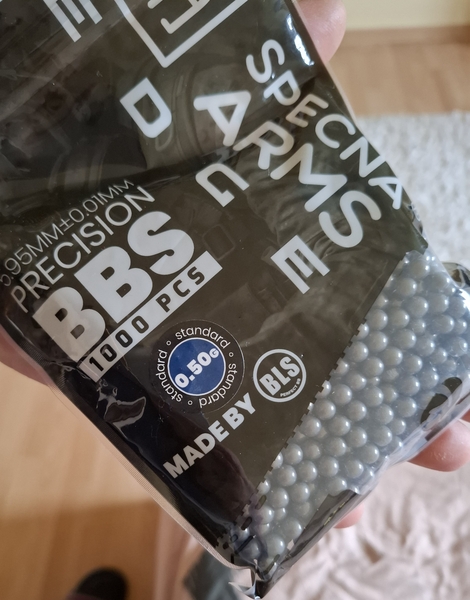 A real photo of BBS Specna Arms EDGE 0.50g 1000 pcs by Iulian (4)