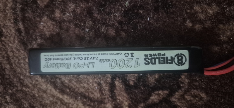 A real photo of Battery Li-Po 7.4V/1200mAh 20/40C 8Fields by Dumy (2)