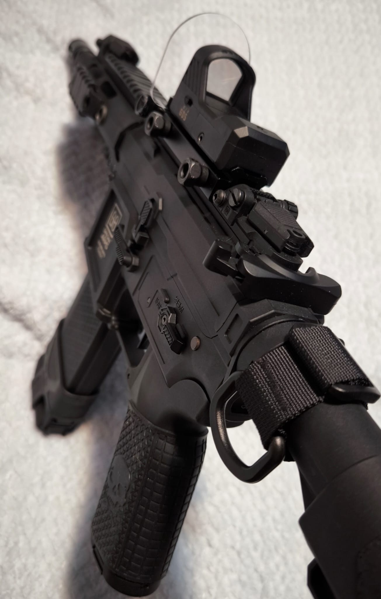 A real photo of Replica SA-F04-RL FLEX Light Ops Stock/New Receiver HAL ETU Gen. 2  Specna Arms by Cosmin (1)