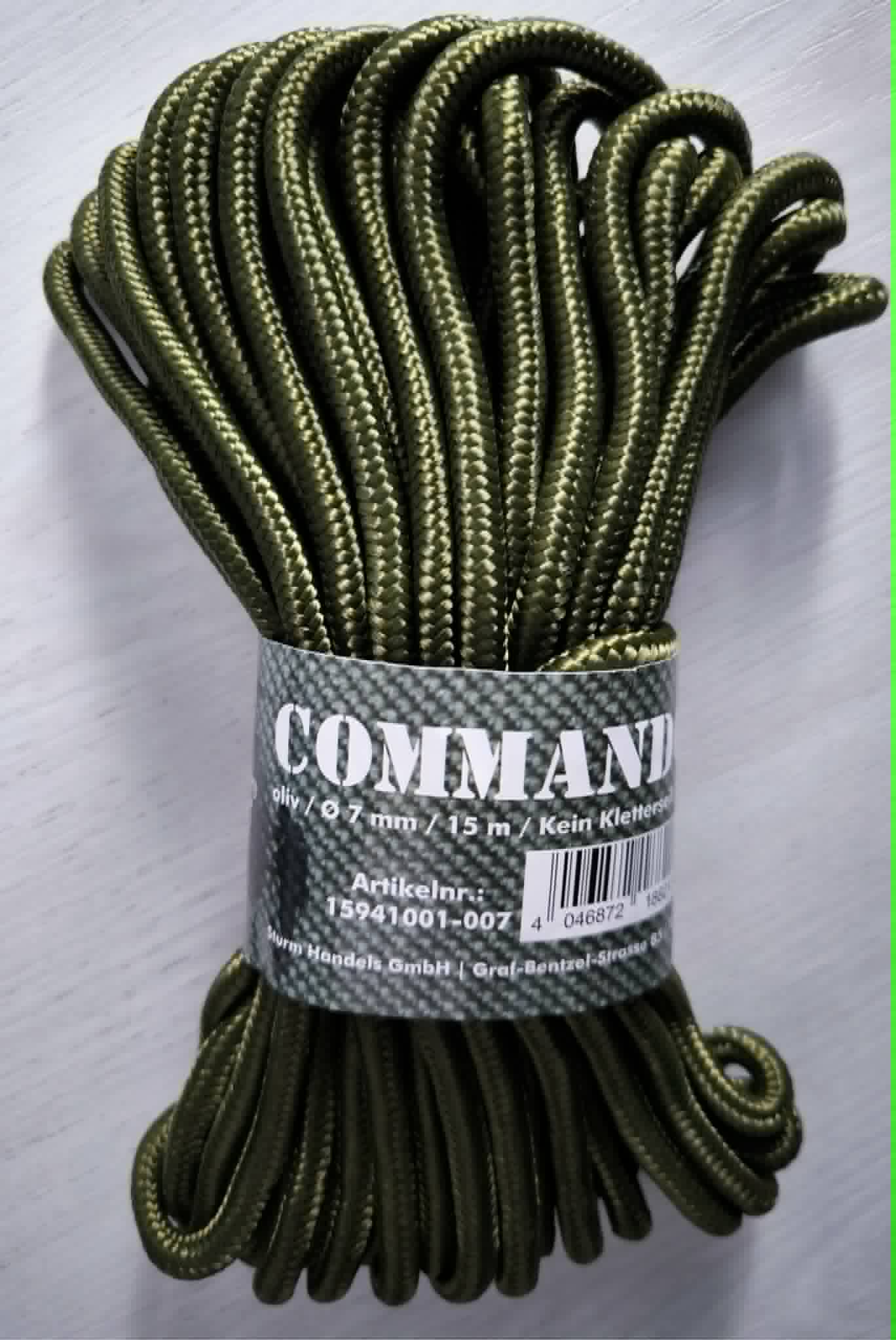 A real photo of Cordelina comando 7 mm Mil-Tec Olive by Solo (4)