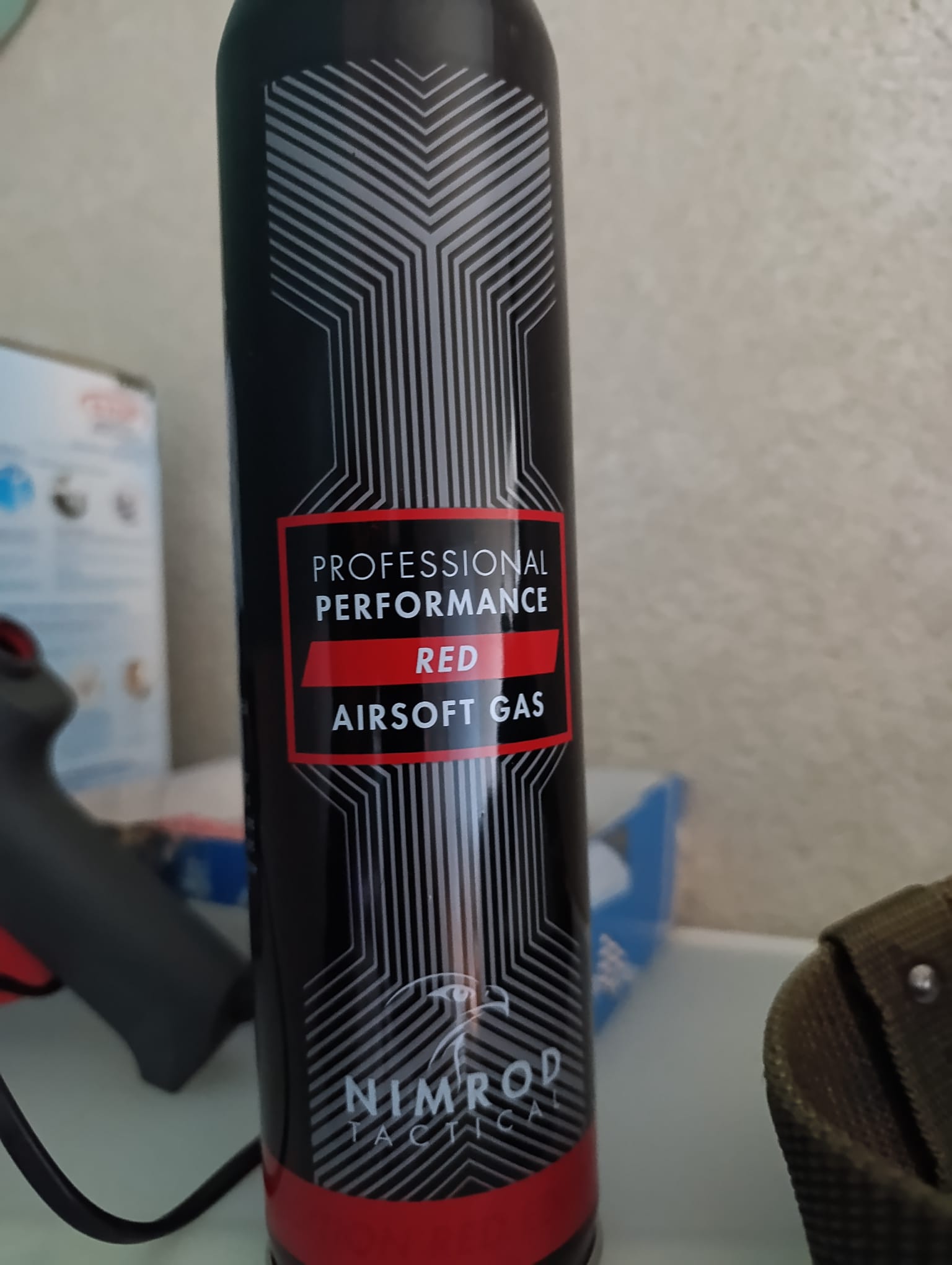 A real photo of Green Gas 500ml Red Nimrod by RYAN (5)
