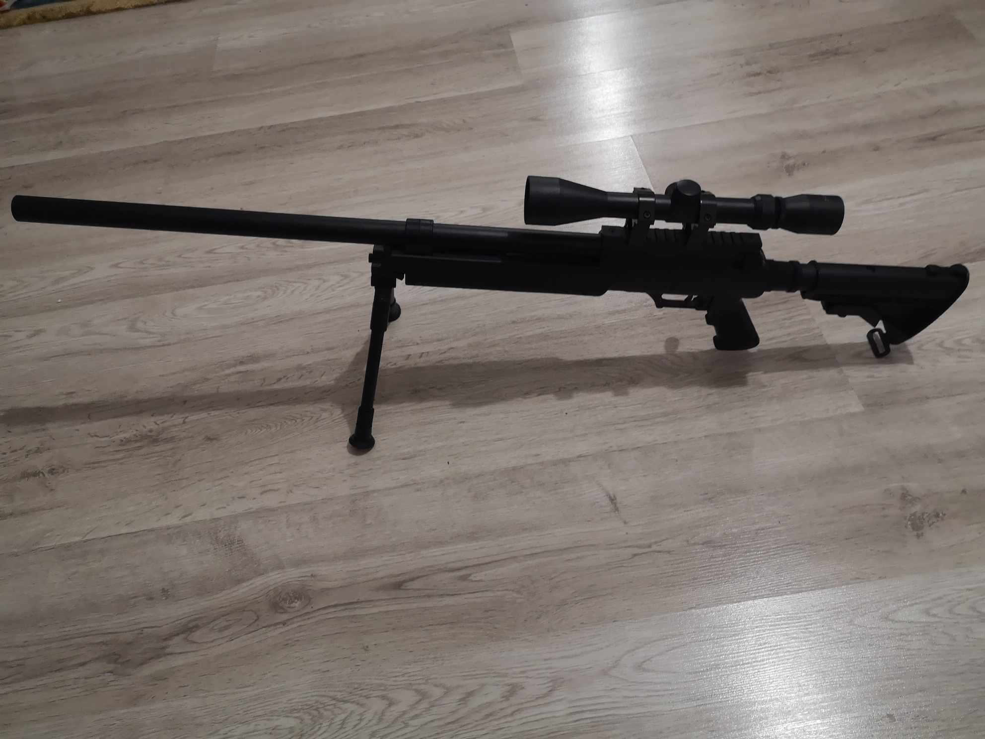 A real photo of Sniper rifle MB-06 with bipod by Florian (2)