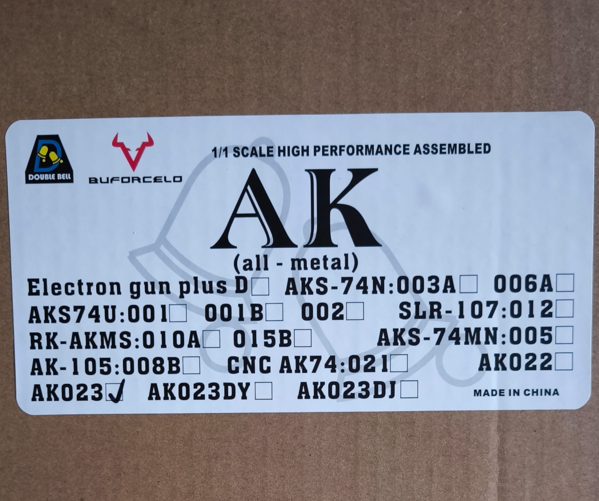 A real photo of Replica asalt AK BY-023 Double Bell by Cosmin (6)
