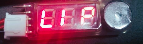 A real photo of LiPo alarm with digital display IPower by Max (2)