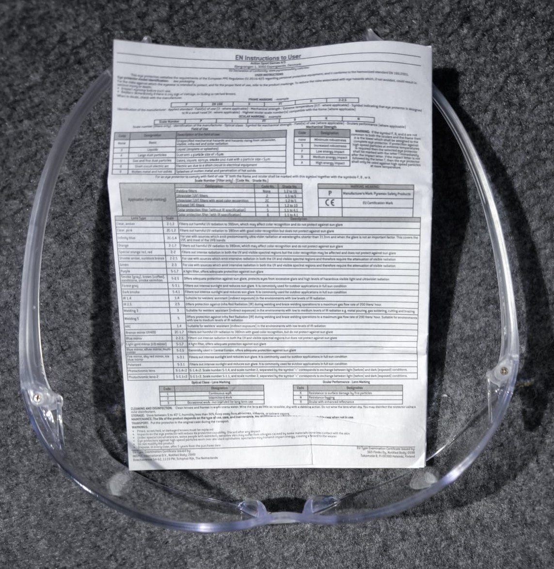 A real photo of Transparent protection glasses ASG by Mack (4)