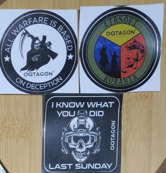 A real photo din Sticker Oqtagon by Vlady (6)