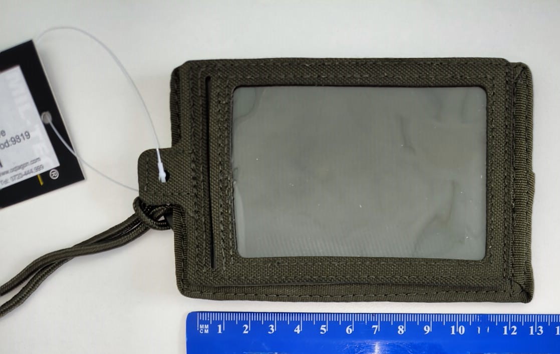 A real photo of ID Card Case Mil-Tec Olive by Andy (1)