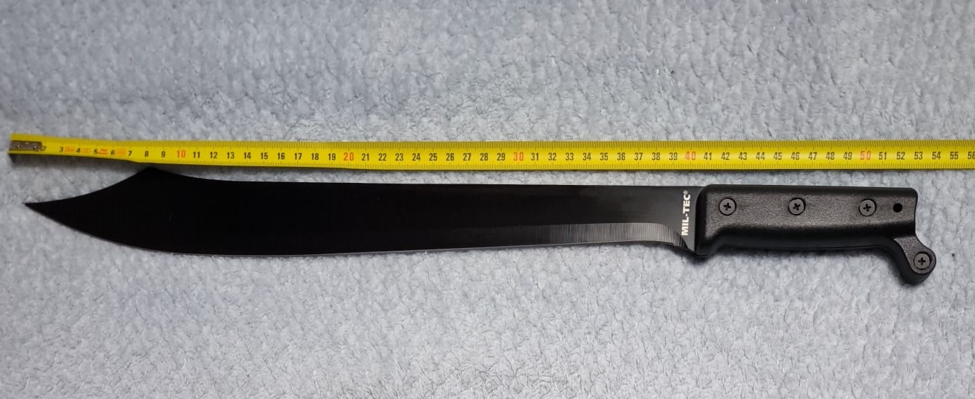 A real photo of Wood Machete with sheath Mil-Tec by Solo (3)