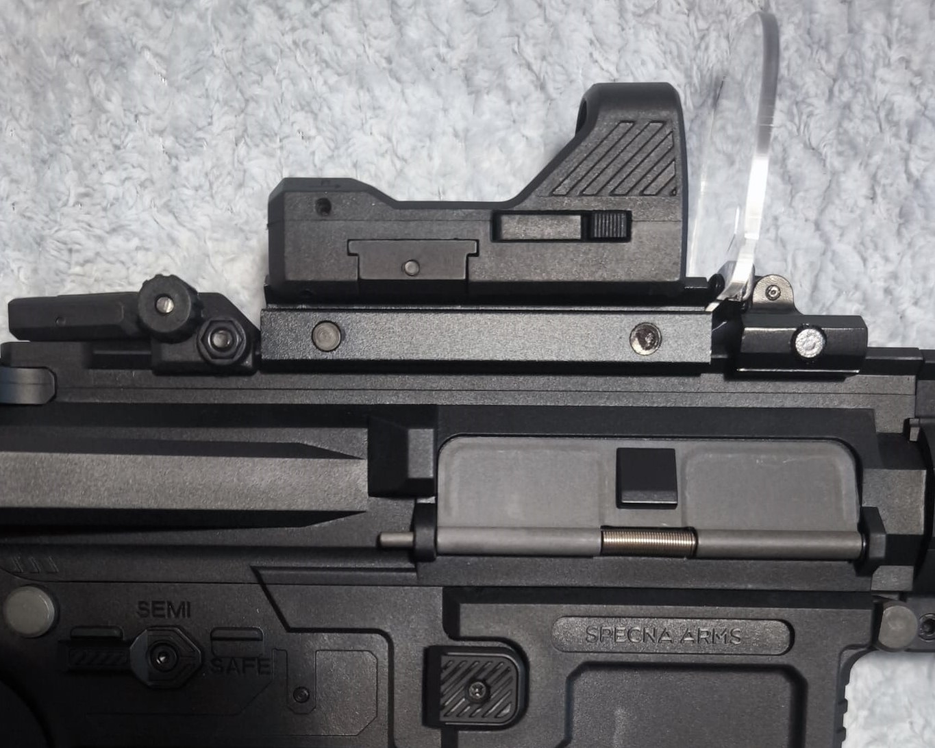 A real photo of Riser Rail Weaver 8 Slots 1/2 inch JS-Tactical by Cosmin (6)