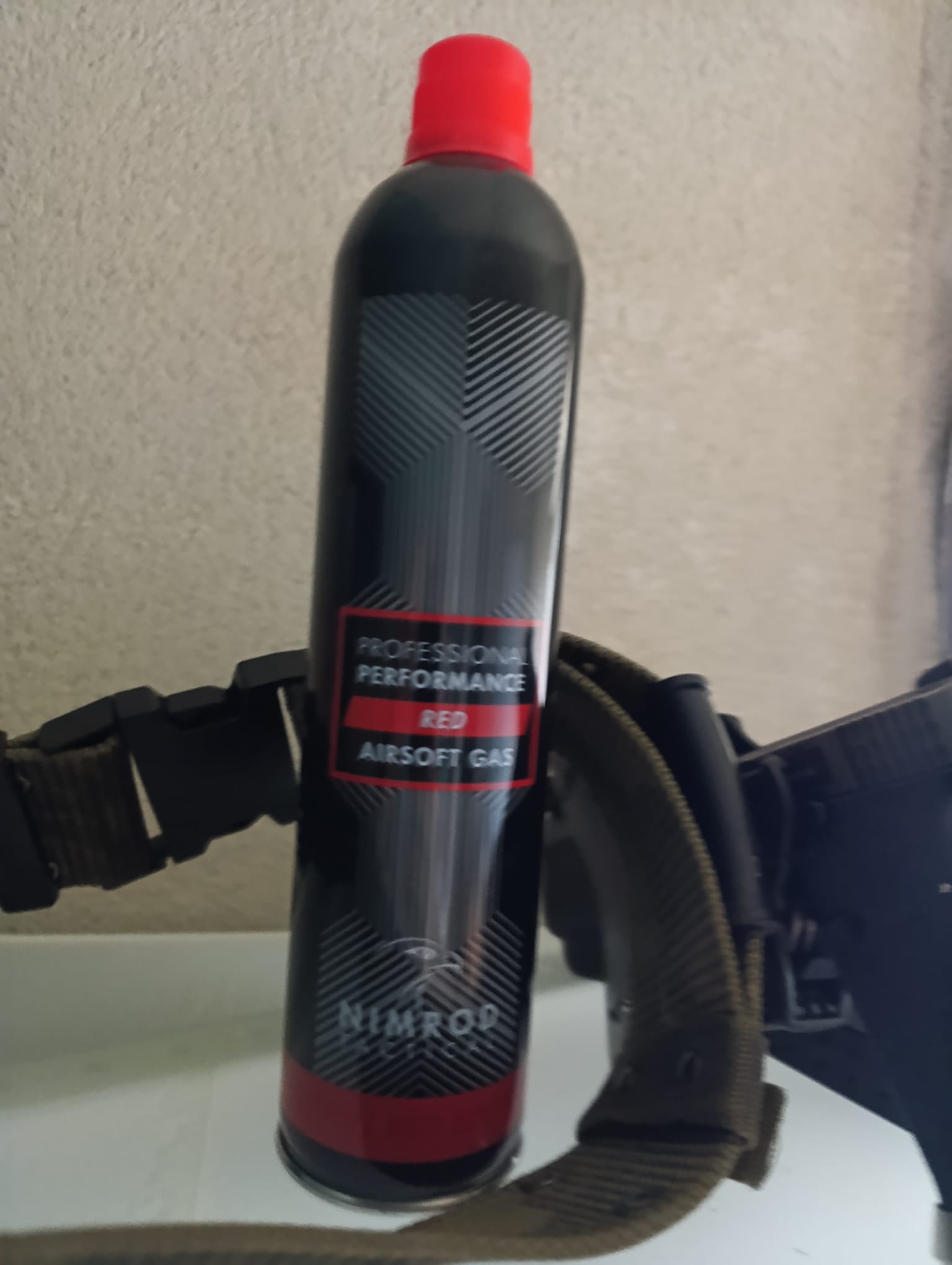 A real photo of Green Gas 500ml Red Nimrod by RYAN (4)