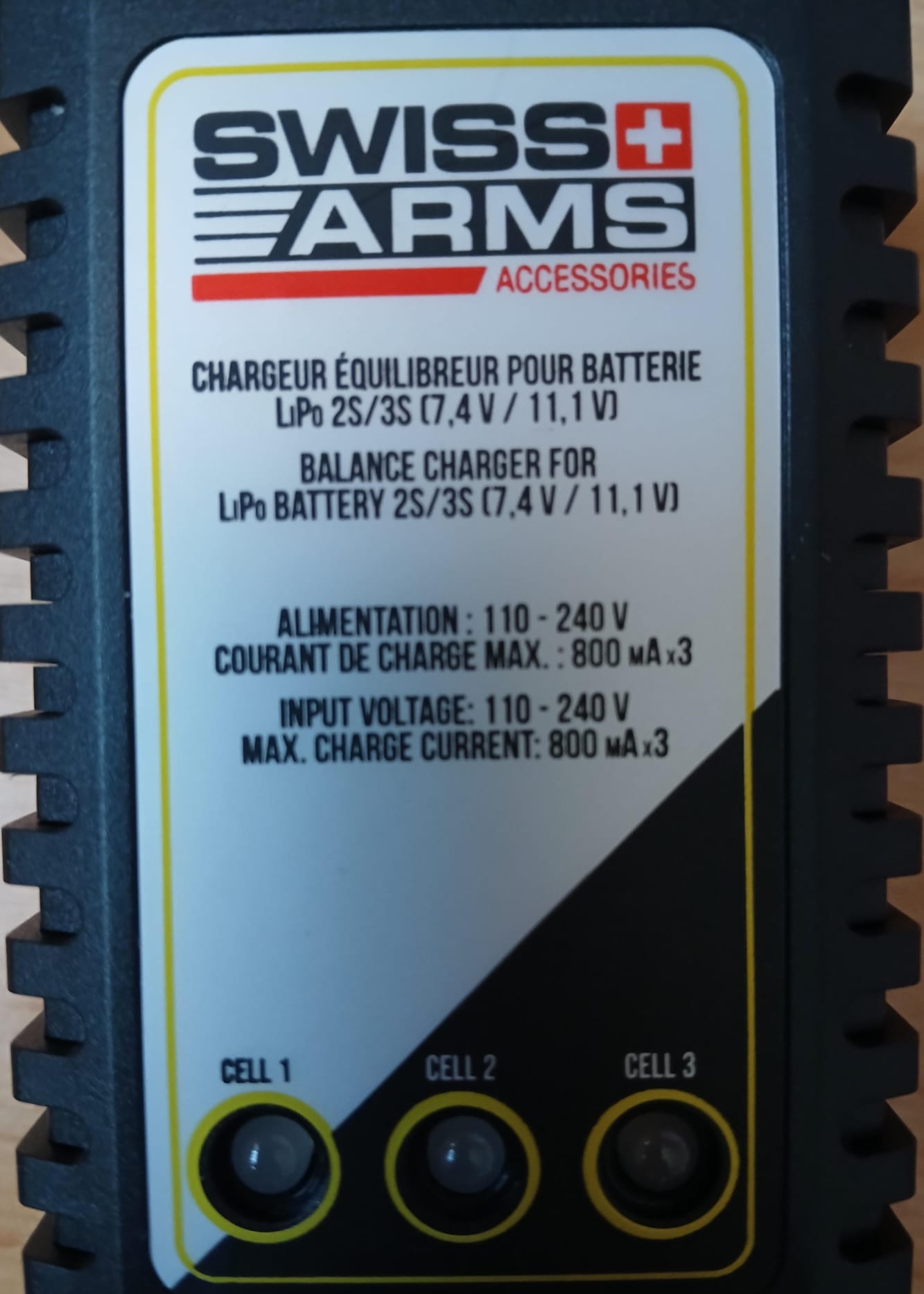 A real photo of Charger for LiPo 2S-3S Swiss Arms by Sebastian (5)