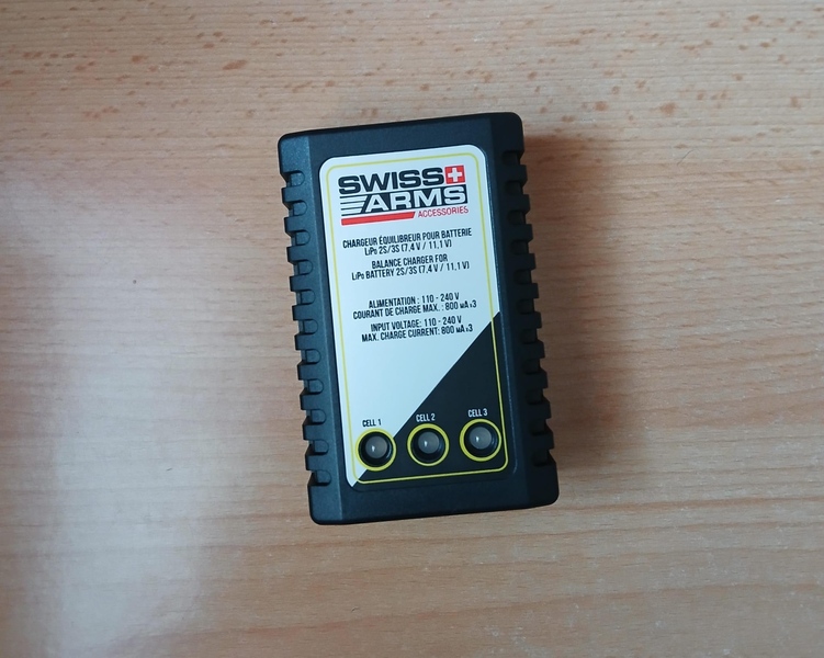 A real photo of Charger for LiPo 2S-3S Swiss Arms by Sebastian (1)