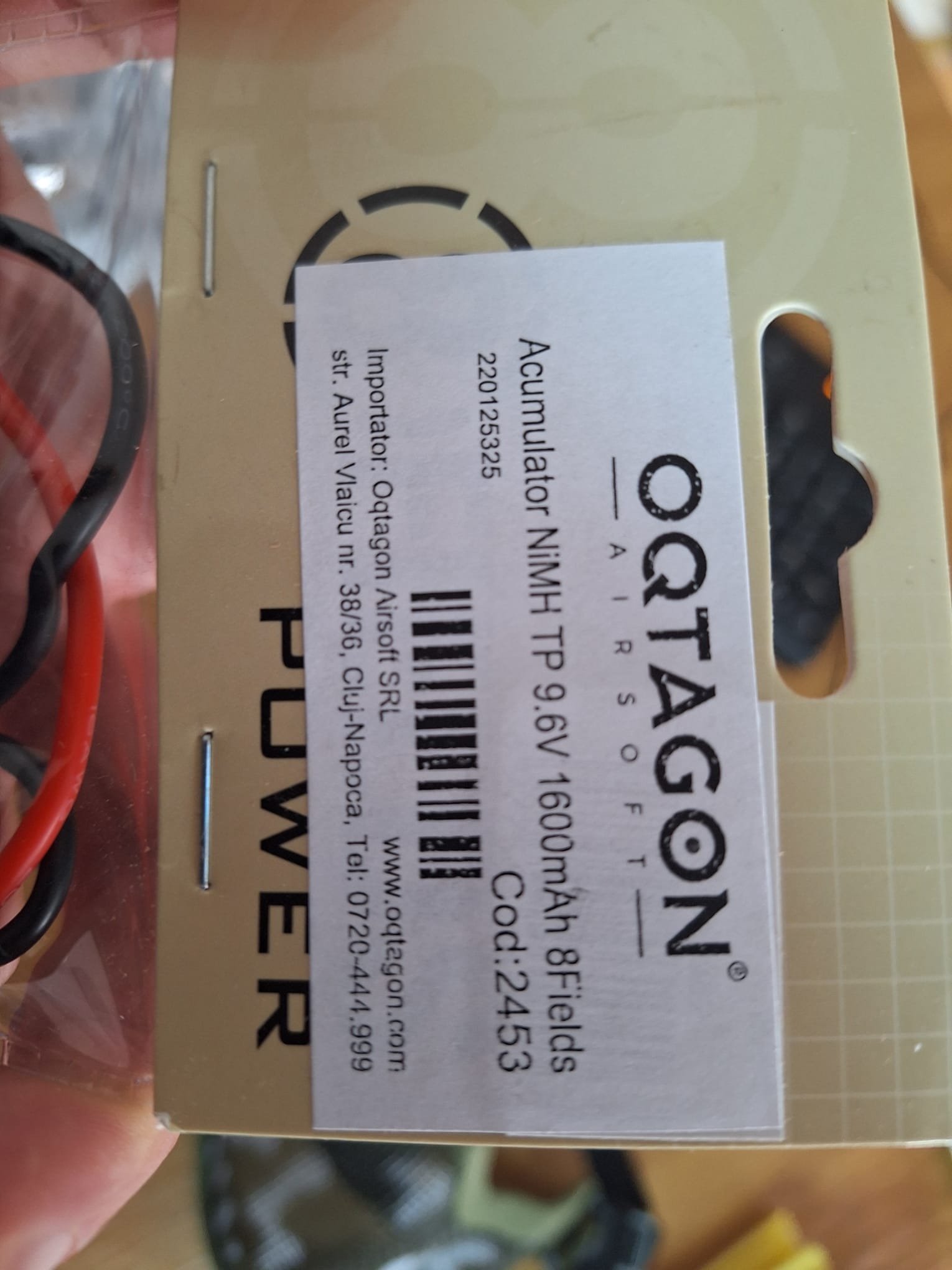 A real photo din Acumulator NiMH TP 9.6V 1600mAh 8Fields by Alex (1)