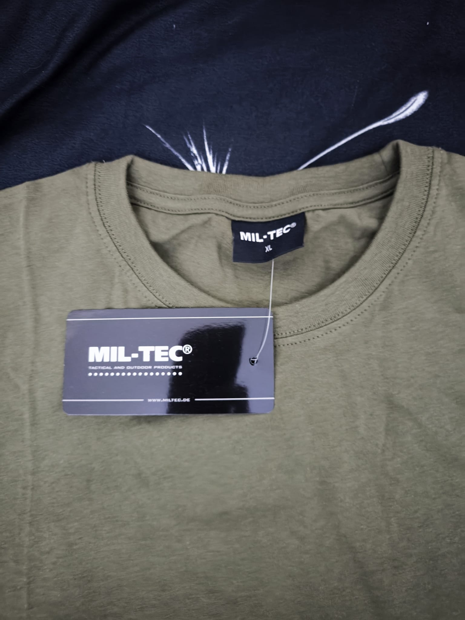 A real photo of Tricou Mil-Tec US Stonegrey XL by Cosmin (1)