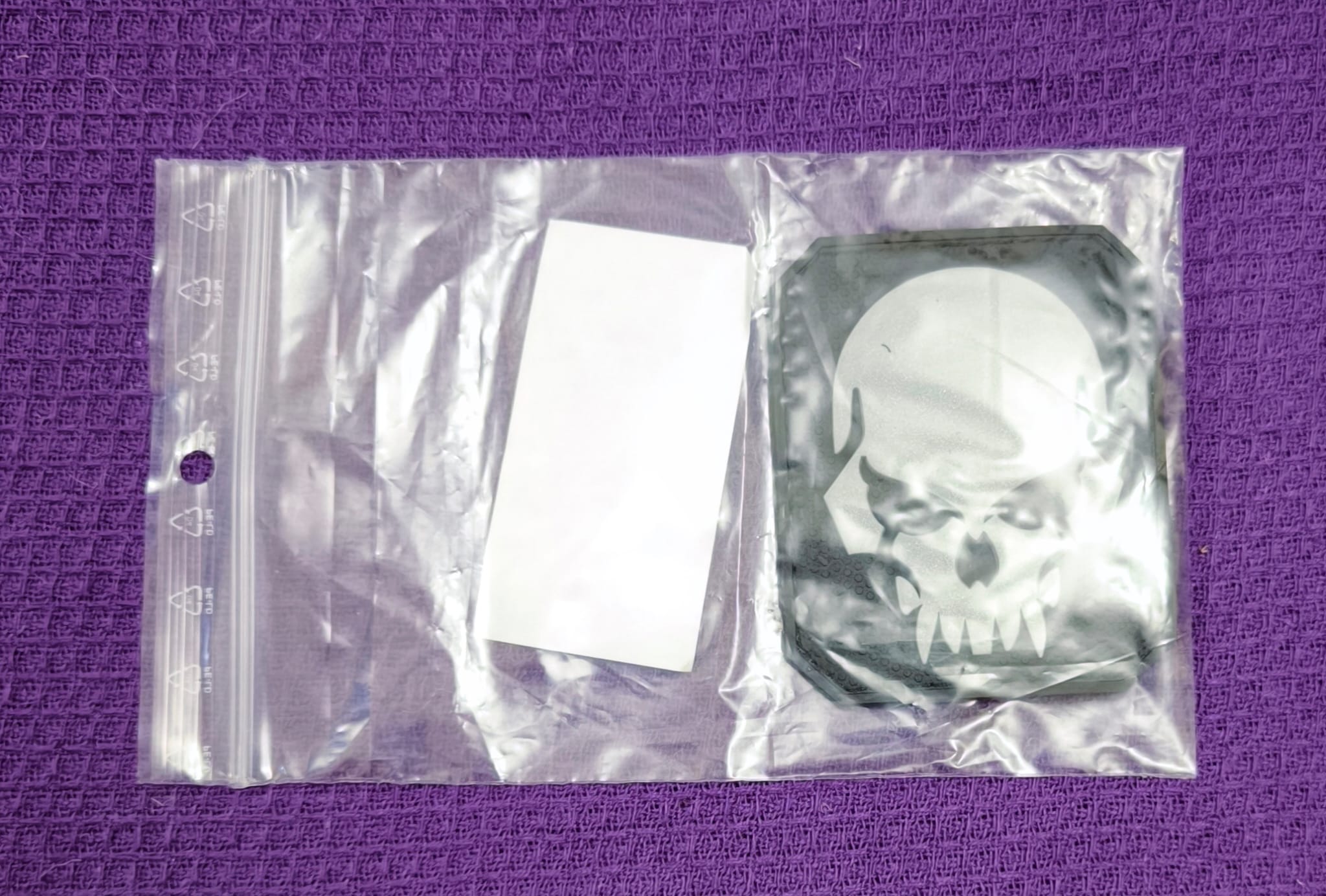 A real photo din Patch PVC SKULL 3D PATCH Mil-Tec Negru by Cosmin (4)