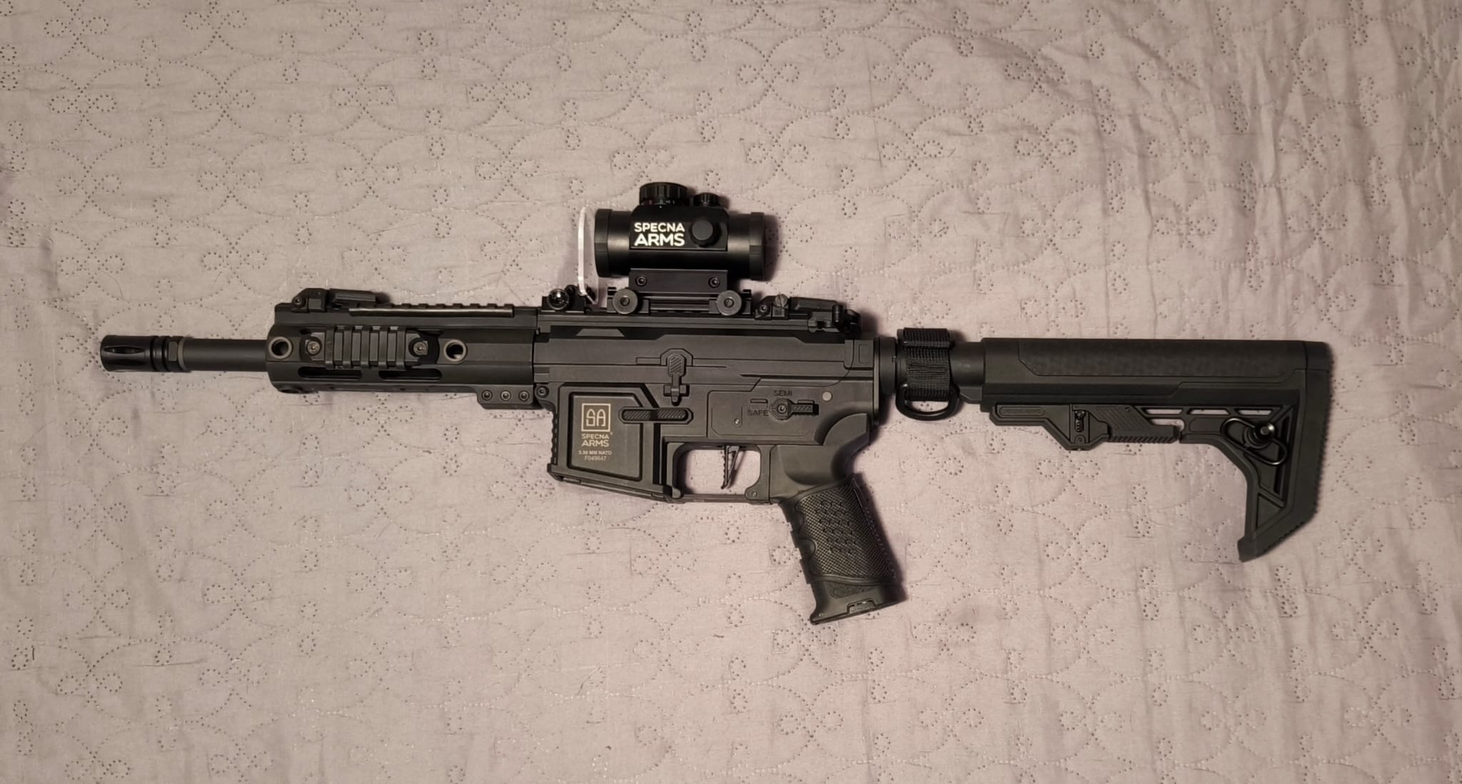 A real photo of Replica asalt SA-F04-RL FLEX HAL ETU Specna Arms by Cosmin (2)