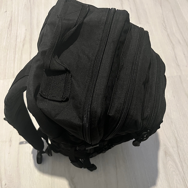 A real photo of Backpack Assault Large 36L Mil-Tec Black by Marius (3)