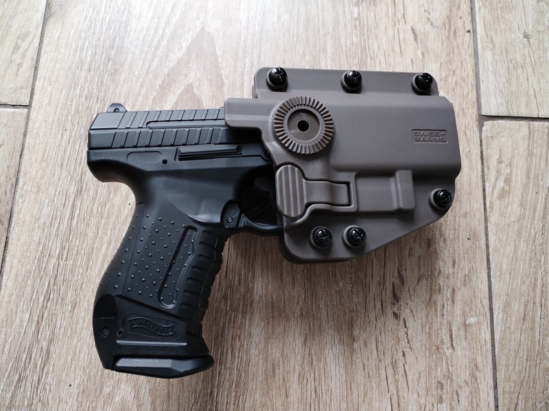 A real photo din Toc pistol universal Adaptor X Swiss Arms TAN by N01B4ME (6)