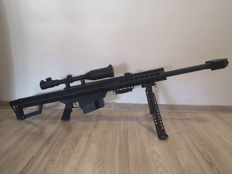 A real photo of Replica Barrett M82A1 CQB AEG Snow Wolf by Florian (4)