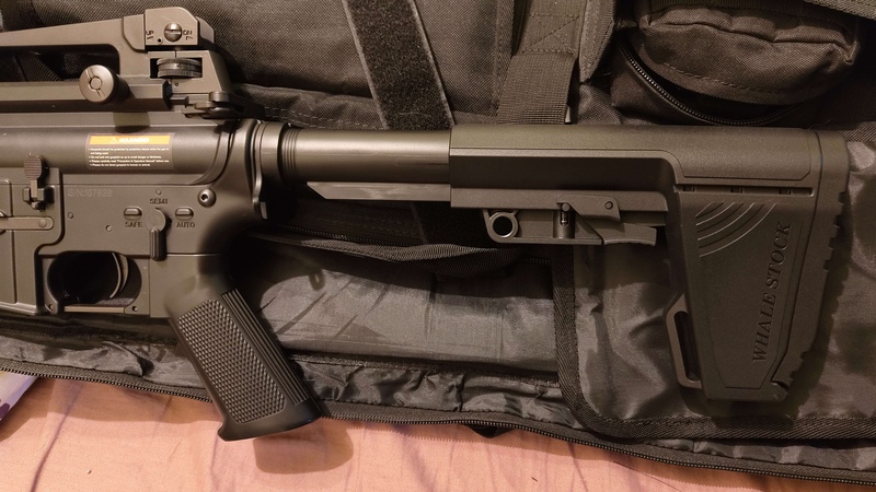 A real photo din Pat Ajustabil Whale AR-15/M4 CYMA by Alexandru (5)