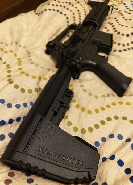 A real photo din Pat Ajustabil Whale AR-15/M4 CYMA by Alexandru (4)