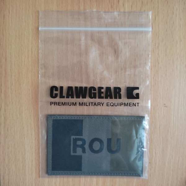 A real photo of Patch Flag ROU Clawgear RAL7013 by Hans (1)