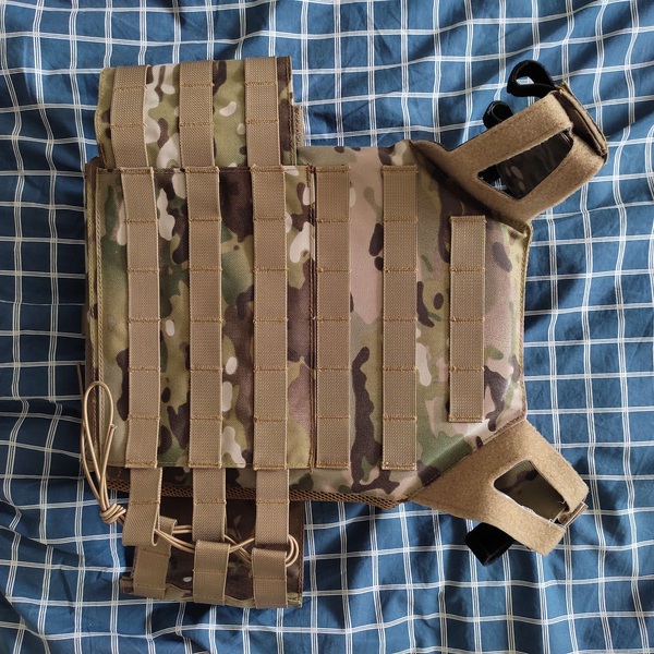 A real photo of Vesta tactica Jump Plate Carrier Cummerbund 8Fields Multicam by Hans (2)