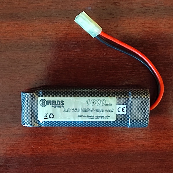 A real photo of Battery NiMH 8.4V 1600mAh 8Fields by Hans (3)