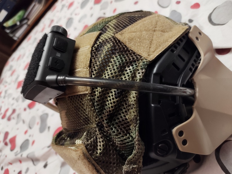 A real photo of Helmet cover FAST Mod A 8Fields Multicam by Simi (5)