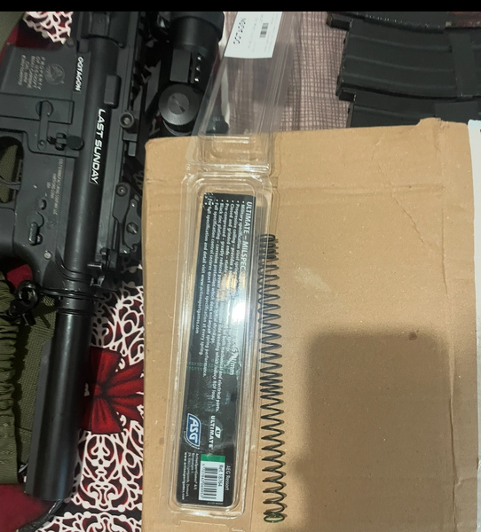 A real photo of Upgrade Spring for AEG M105 Ultimate ASG Green by Sebi Negescu  (1)