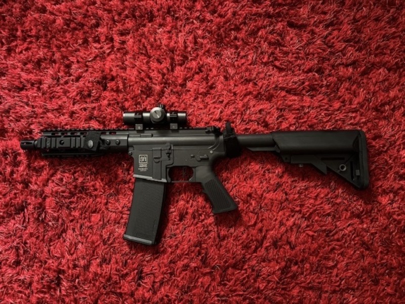 A real photo of Replica asalt SA-C12 CORE HAL ETU Specna Arms Negru by Bogdan (8)