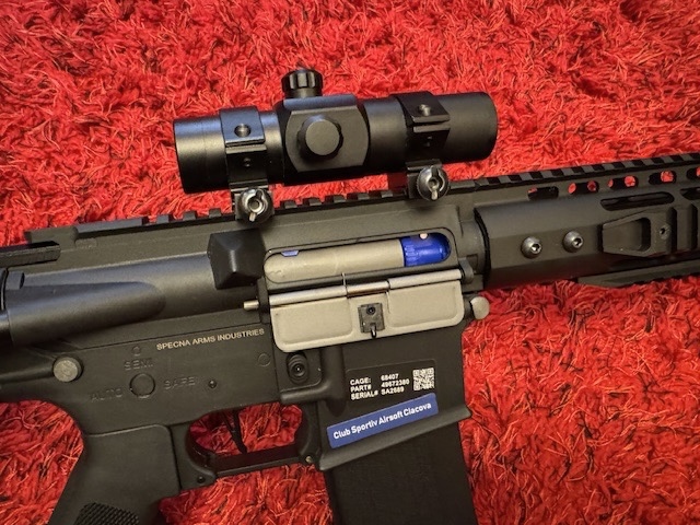 A real photo of Replica asalt SA-C12 CORE HAL ETU Specna Arms Negru by Bogdan (1)