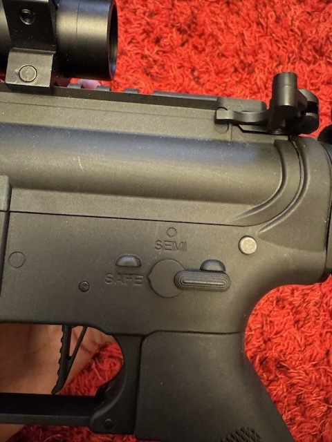 A real photo of Replica asalt SA-C12 CORE HAL ETU Specna Arms Negru by Bogdan (5)