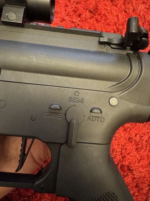 A real photo of Replica asalt SA-C12 CORE HAL ETU Specna Arms Negru by Bogdan (9)