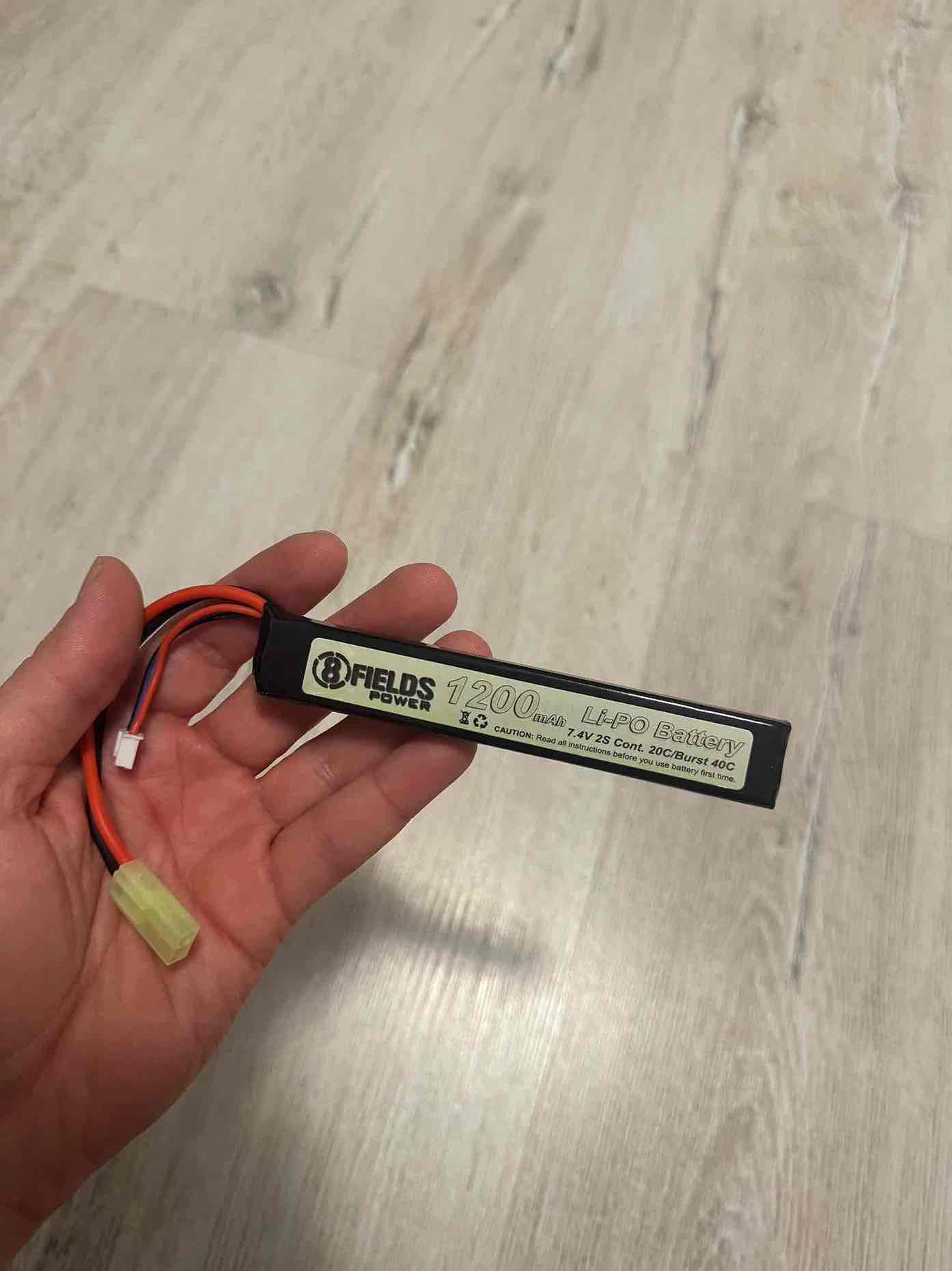 A real photo of Battery Li-Po 7.4V/1200mAh 20/40C 8Fields by Andrei (1)