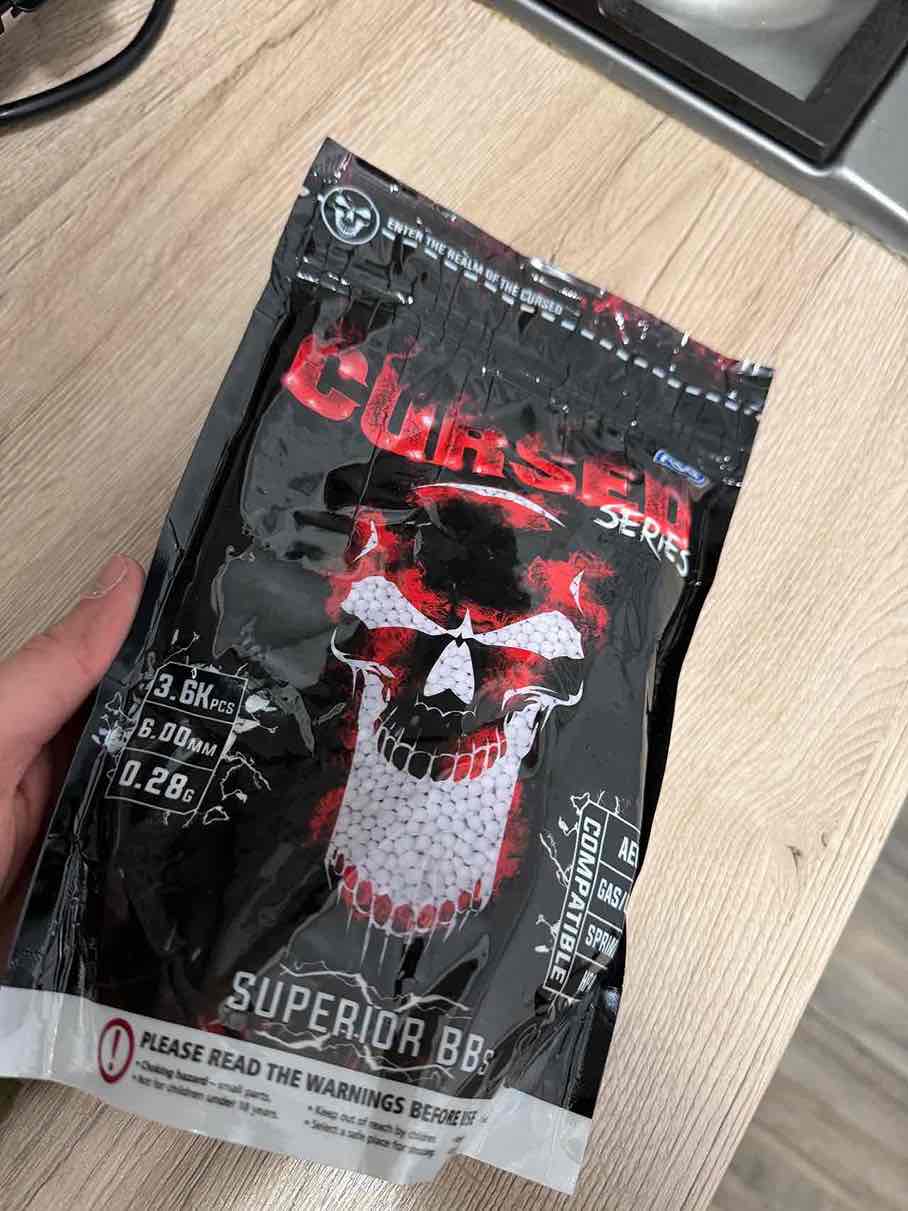 A real photo of BBS Cursed 0.28g 3600 pcs by Andrei (3)
