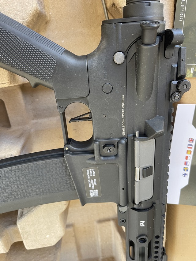 A real photo of Replica asalt SA-C21 CORE HAL ETU Specna Arms Negru by Stefan (5)
