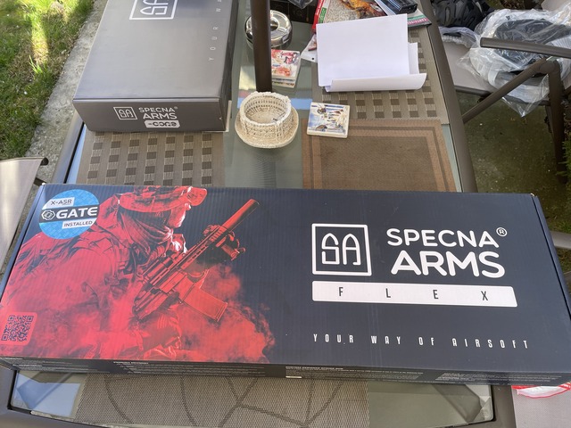 A real photo of Assault Rifle SA-F02 FLEX GATE X-ASR Specna Arms Black by Stefan (1)