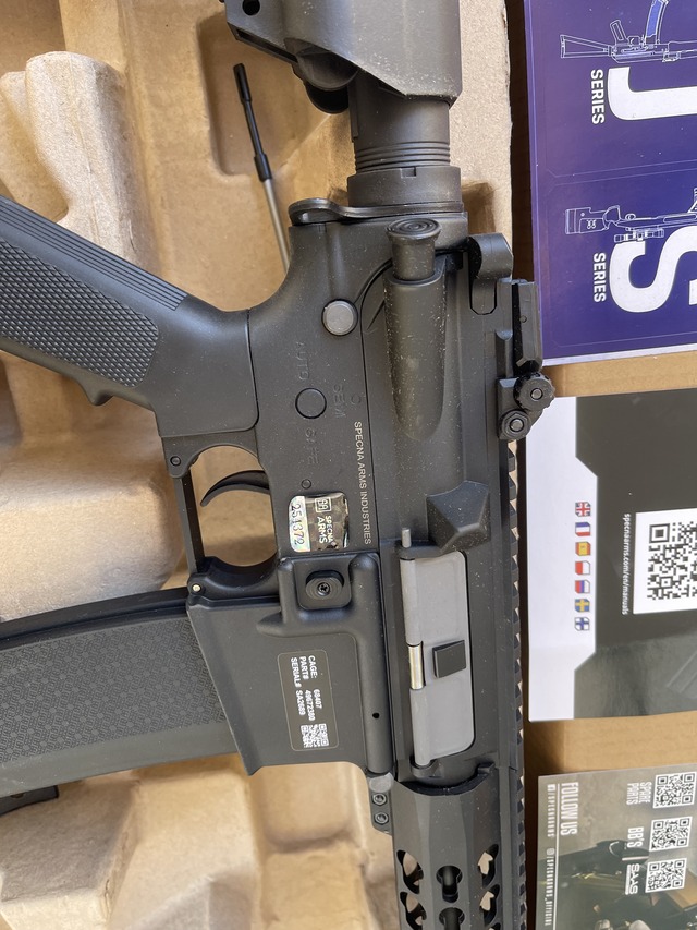 A real photo of Assault Rifle SA-F02 FLEX GATE X-ASR Specna Arms Black by Stefan (3)