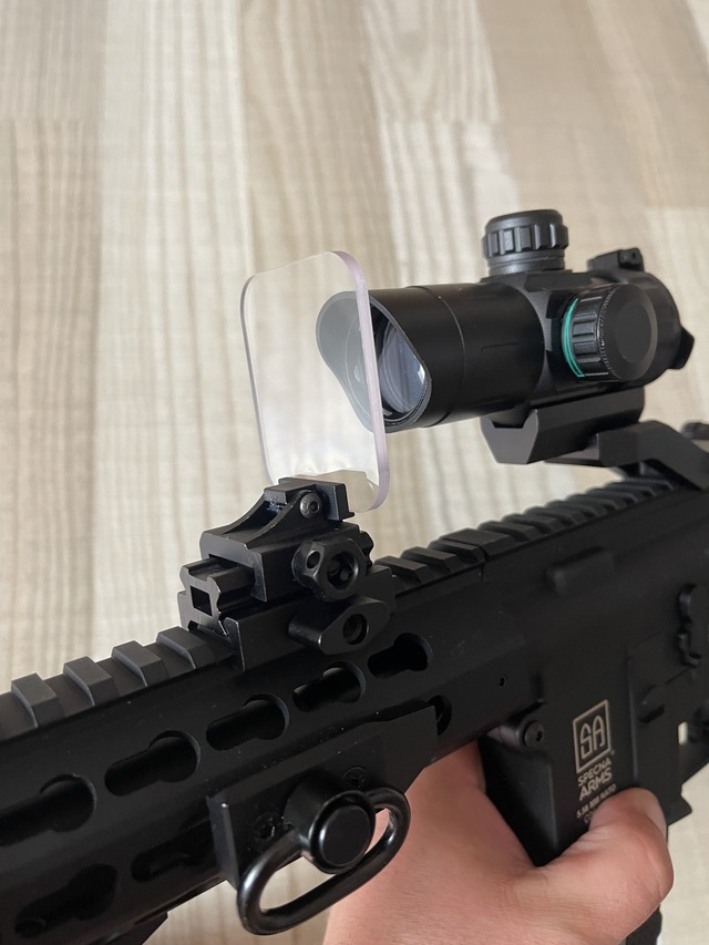 A real photo of Red Dot protection lens ASG by Stefan (4)