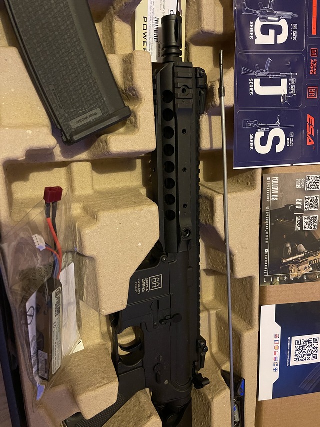 A real photo of Assault Rifle SA-F01 FLEX GATE X-ASR Specna Arms Black by Stefan (3)