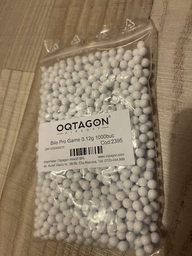 A real photo of Bbs Pro Game 0.12g 1000 pcs by Stefan (1)